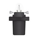 zoccolo plastica Nero 12v 1,2w B8,5d